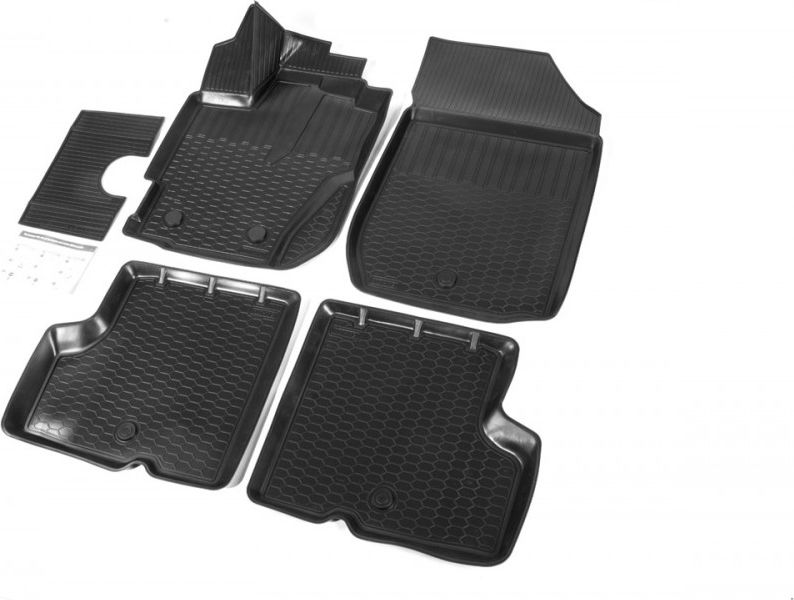 Коврики ActiveAvto для салона Renault Kaptur 2016-2026. Артикул 101-112