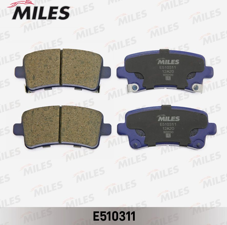 Тормозные колодки Miles (Керамика). Артикул E510311