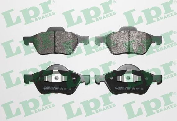 Тормозные колодки LPR. Артикул 05P1279