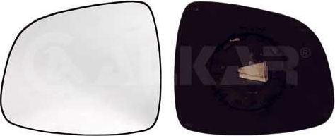 Зеркальное стекло бокового зеркала Alkar левое для Suzuki SX4 I (Classic) 2006-2014. Артикул 6401562