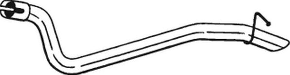 Глушитель (задняя часть) Bosal (Бельгия). Артикул 770-431