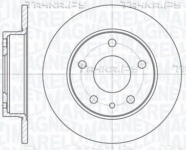 Тормозной диск Magneti Marelli. Артикул 361302040221