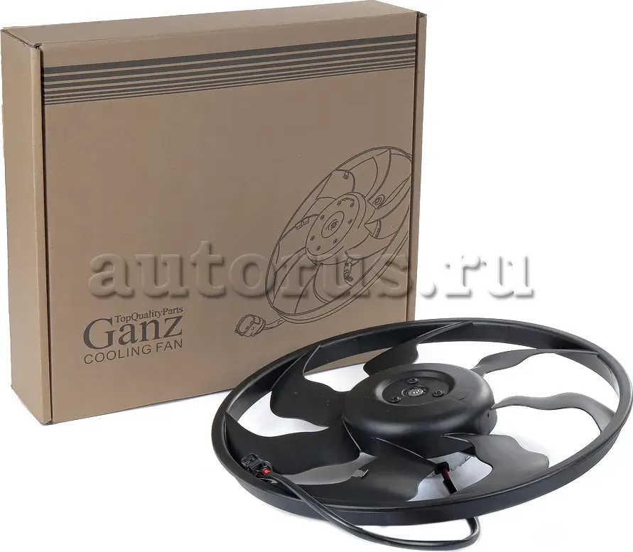 Вентилятор радиатора основного (без кожуха) (Ganz). Артикул GIC06233