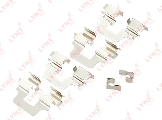 Комплект OPEL Astra H (05-10) монтажный колодок тормозных задних LYNX (Lynxauto). Артикул BC8239