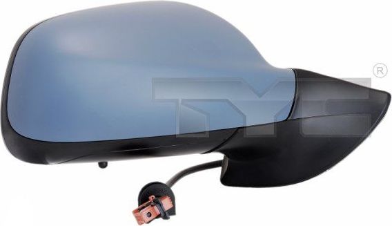 Зеркало боковое TYC правое для Peugeot 407 2004-2010. Артикул 326-0081