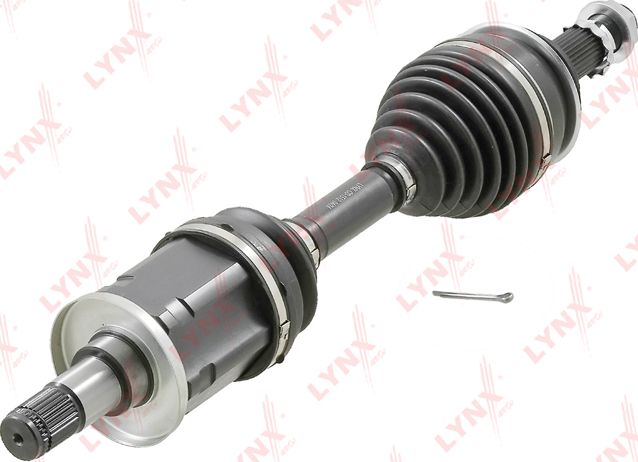 Полуось (привод в сборе, приводной вал) LYNXauto передняя для Toyota Fortuner II 2015-2026. Артикул CD-1512