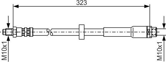 Тормозной шланг Bosch. Артикул 1 987 476 293