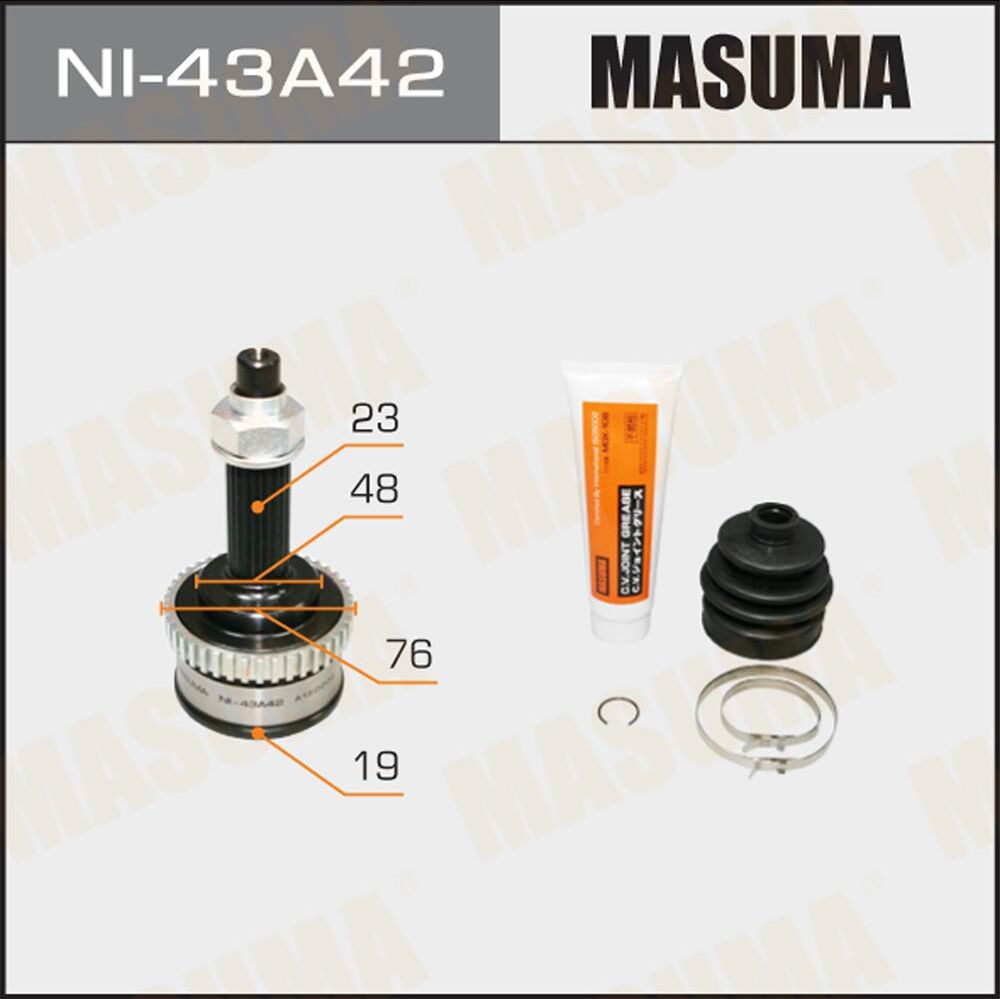 Шрус наружный (граната) Masuma. Артикул NI-43A42