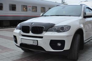 Дефлектор SIM для капота BMW X5 E70 2007-2012. (узкий). Артикул SBMWX50712S