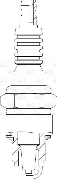 Свеча зажигания StartVOLT для Fiat 500 I 1968-1976. Артикул VSP 3543