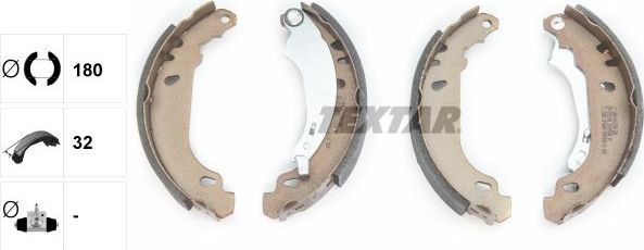 Тормозные колодки Textar. Артикул 91053800