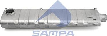 Глушитель (задняя часть) Sampa для Volvo  FMX 1998-2005. Артикул 031.396