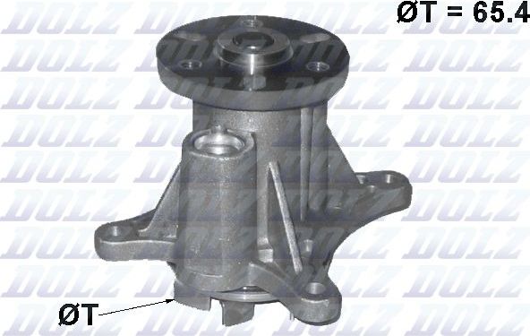 Помпа (водяной насос) Dolz для Citroen C6 2005-2011. Артикул C137