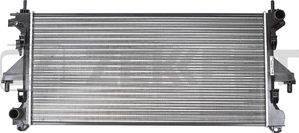 Радиатор охлаждения двигателя Zekkert для Citroen C3 II 2009-2016. Артикул MK-1133