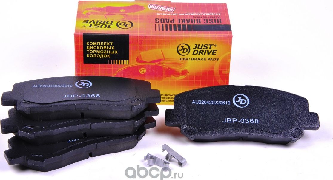 Колодки тормозные, передние D3155 (Just Drive) Just Drive. Артикул JBP0368