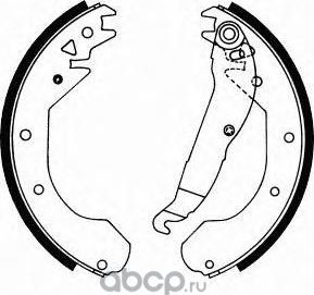 Тормозные колодки (стояночная тормозная система) SCT-Germany. Артикул SS 508