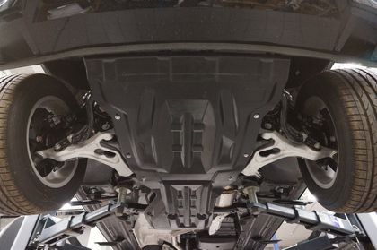 Защита композитная АВС-Дизайн для картера и КПП Audi Q7 I 2009-2014. Артикул 02.05k