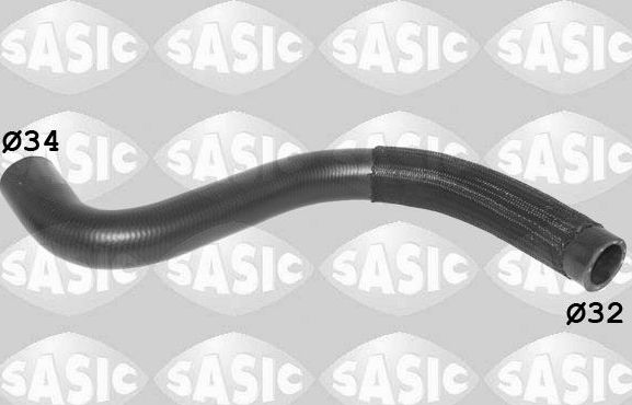 Патрубок радиатора (системы охлаждения) Sasic правый верхний для Nissan Qashqai I 2007-2013. Артикул 3406474