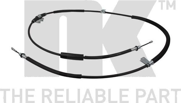 Трос ручника (тросик ручного тормоза) NK правый для Chrysler Grand Voyager V 2007-2026. Артикул 909318