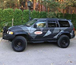 Расширители колесных арок Fenders (70мм) под силовой бампер для Mitsubishi Pajero Sport I 1998-2008. Артикул MPS
