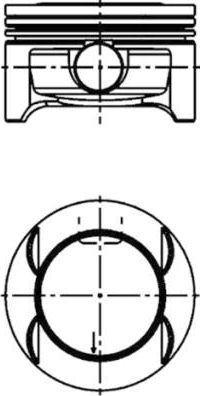 Поршневая група Kolbenschmidt для Opel Astra H 2005-2010. Артикул 40385610