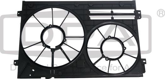 Вентилятор радиатора двигателя DPA для Skoda Yeti I 2009-2017. Артикул 11210808502