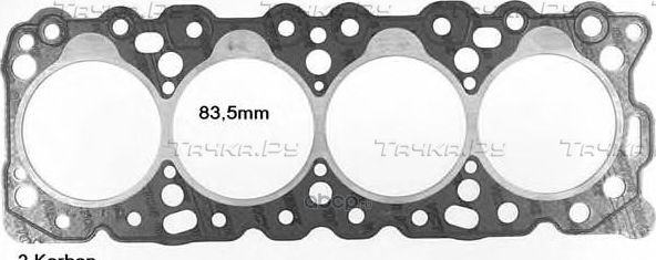 Прокладка ГБЦ Glaser для SEAT Ibiza I 1984-1993. Артикул H27662-20