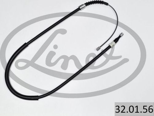 Трос ручника (тросик ручного тормоза) Linex. Артикул 32.01.56