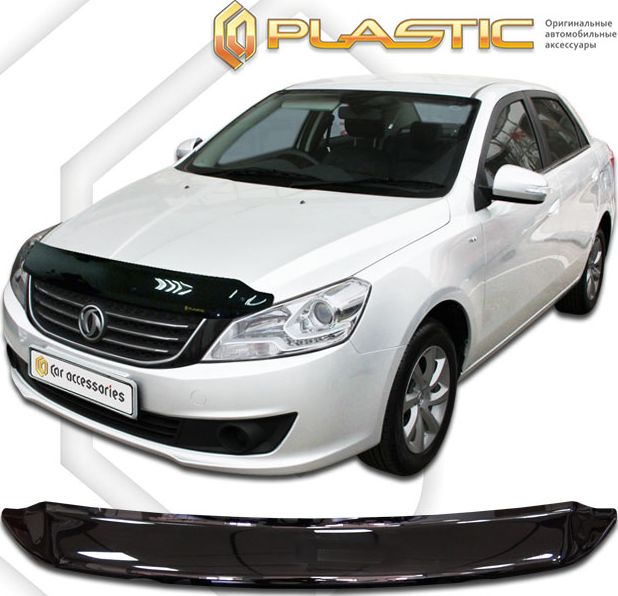 Дефлектор СА Пластик для капота Classic черный для Dongfeng S30 2014-2026. Артикул 2010010110963