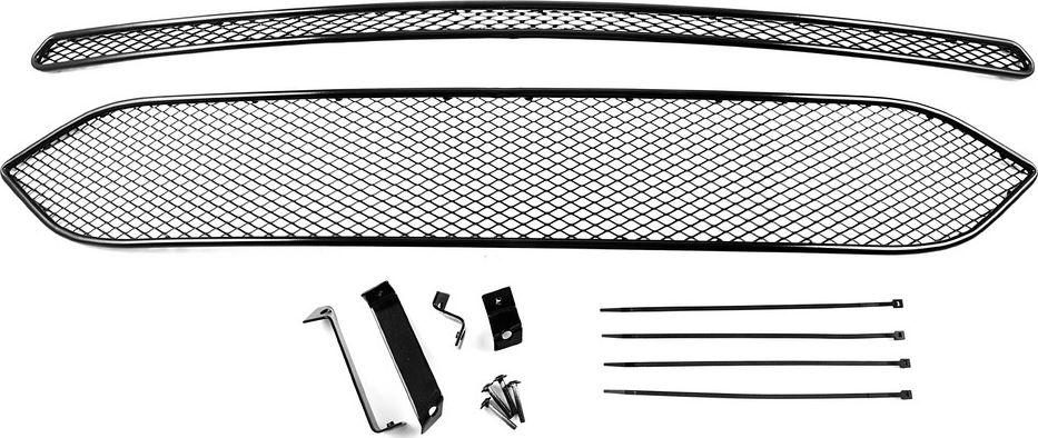 Сетка Arbori на решётку бампера, черная 15 мм для NISSAN Juke 2014-2026. Артикул 01-391714-151