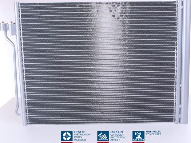 Радиатор кондиционера (конденсатор) Nissens (алюминий). Артикул 940288