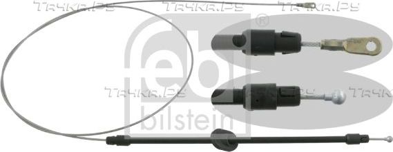 Трос ручника (тросик ручного тормоза) Febi Bilstein. Артикул 26731
