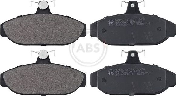 Тормозные колодки ABS. Артикул 36505