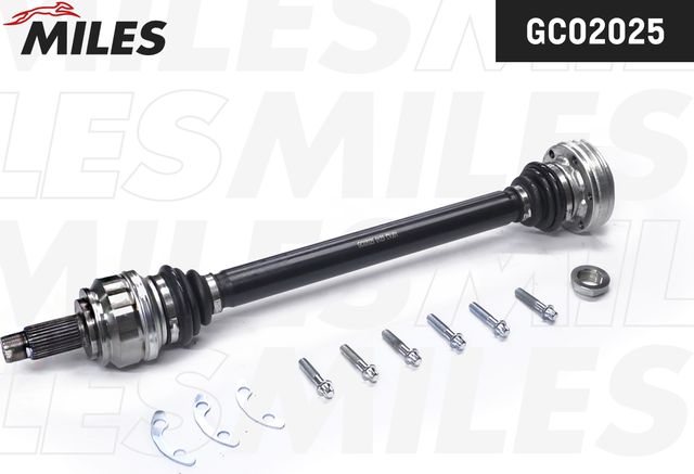 Полуось (привод в сборе, приводной вал) Miles задняя правая для BMW 1 I (E82/E88) 2007-2013. Артикул GC02025