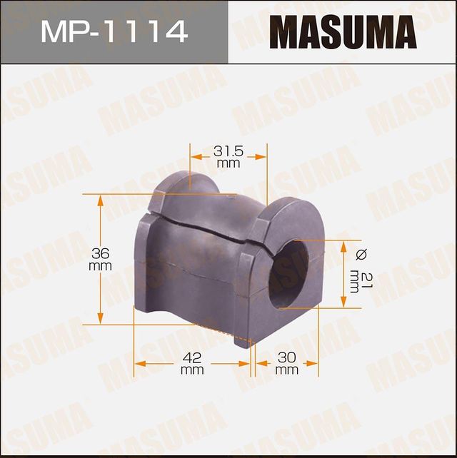 Втулки стабилизатора Masuma. Артикул MP-1114