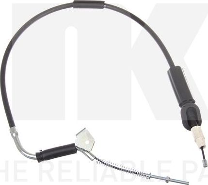 Трос ручника (тросик ручного тормоза) NK передний для Mercedes-Benz A-Класс II (W169) 2004-2012. Артикул 903377