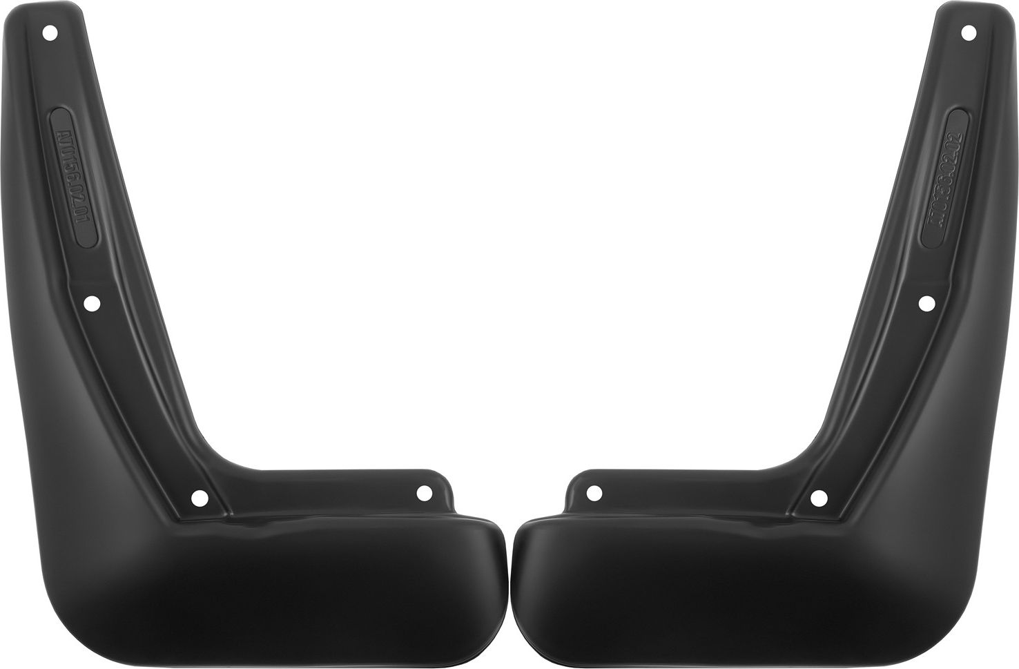 Брызговики Frosch (в пакете) задняя пара для Changan CS55 Plus I рестайлинг 2021-2026. Артикул NLF.A70156.E13