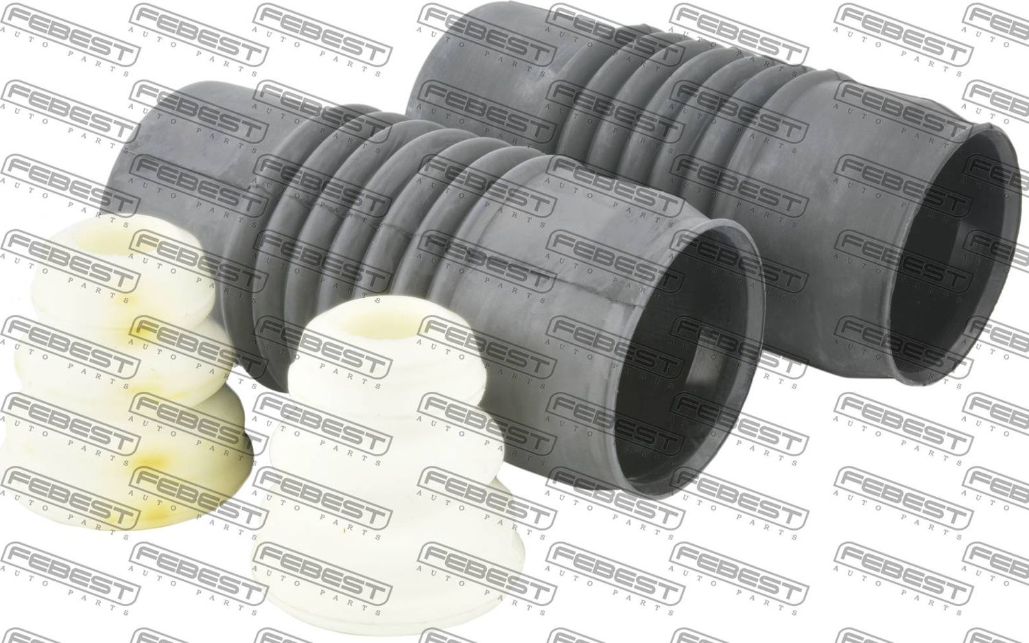 Комплект отбойников и пыльников амортизаторов (стоек) Febest. Артикул MZSHB-GYF-KIT