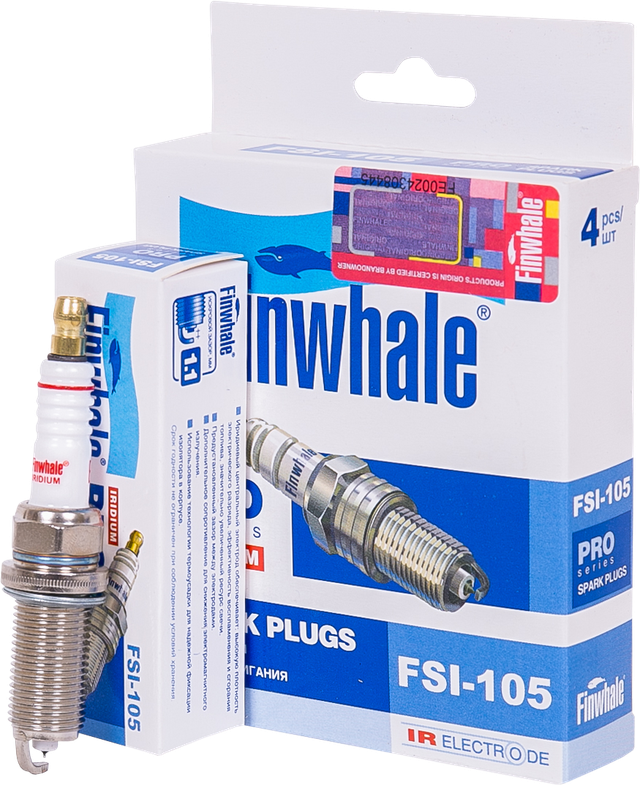 Свеча зажигания Finwhale для Volvo XC60 I 2008-2017. Артикул FSI105