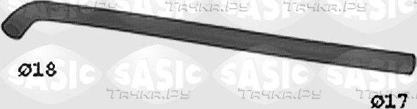 Патрубок радиатора (системы охлаждения) Sasic. Артикул SWH4327