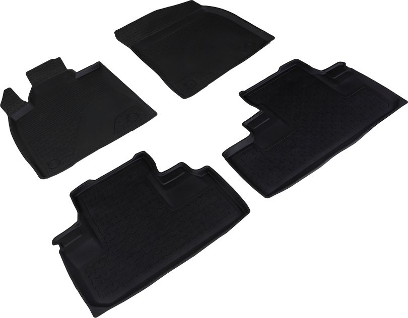 Коврики резиновые Seintex с высоким бортиком для салона Lexus RX IV 2015-2022. Артикул 87474