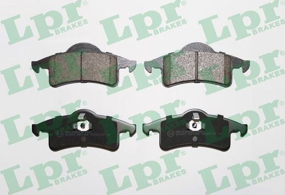 Тормозные колодки LPR задние для Jeep Cherokee II (XJ) 1995-2001. Артикул 05P1354