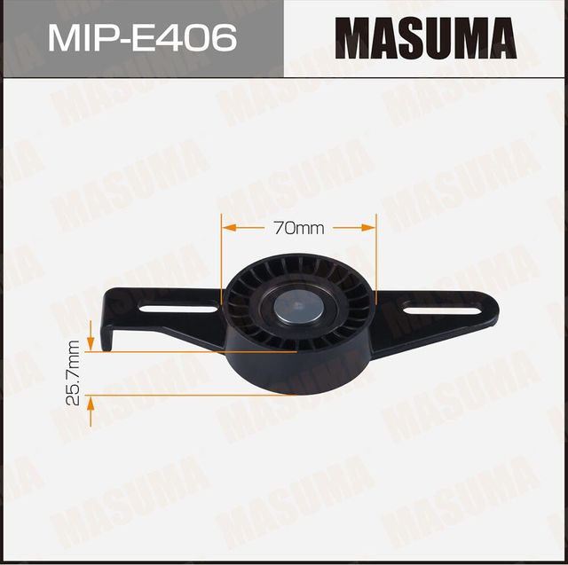 Ролик натяжителя ремня привода навесного оборудования, (Masuma). Артикул MIPE406