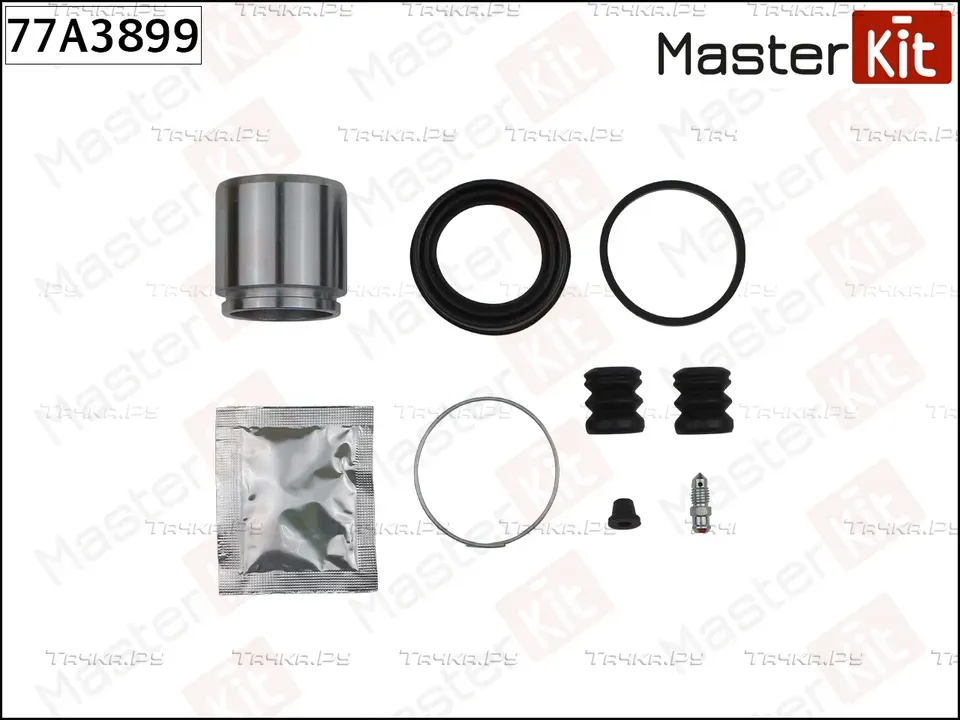 Ремкомплект тормозного суппорта + поршень (Master KIT). Артикул 77A3899