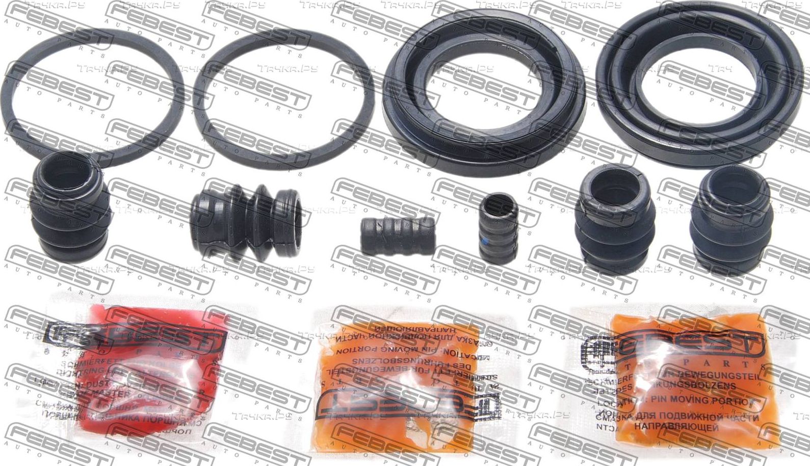 Ремкомплект тормозного суппорта Febest задний для Subaru Legacy V 2009-2014. Артикул 0875-B14R