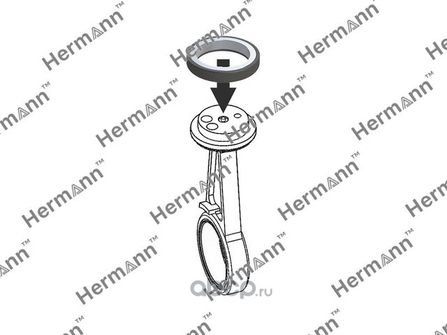 Ремкомплект компрессора (Hermann). Артикул HR37206850555