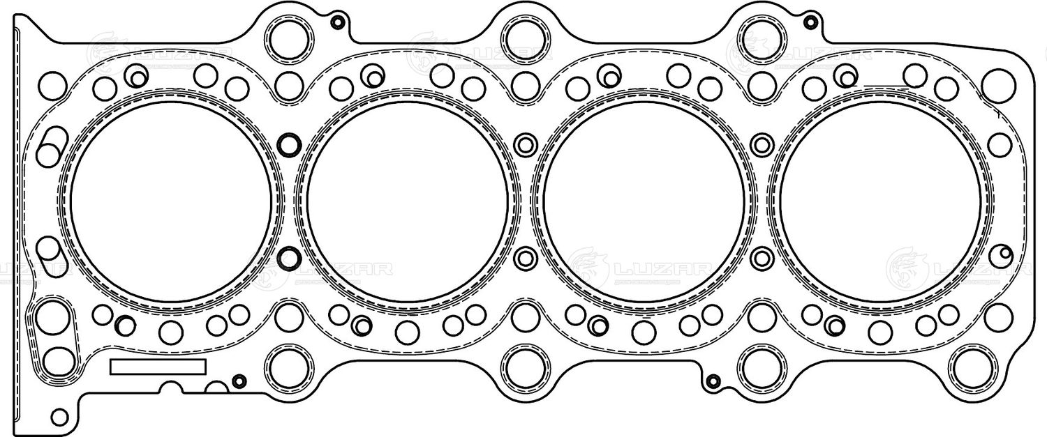 Прокладка ГБЦ Luzar. Артикул LES 12401