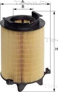Воздушный фильтр MFilter для Volkswagen Tiguan I 2010-2018. Артикул A 886