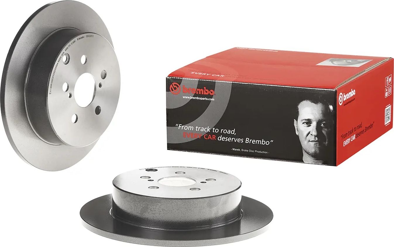 Тормозной диск Brembo PRIME LINE - UV Coated. Артикул 08.A335.11