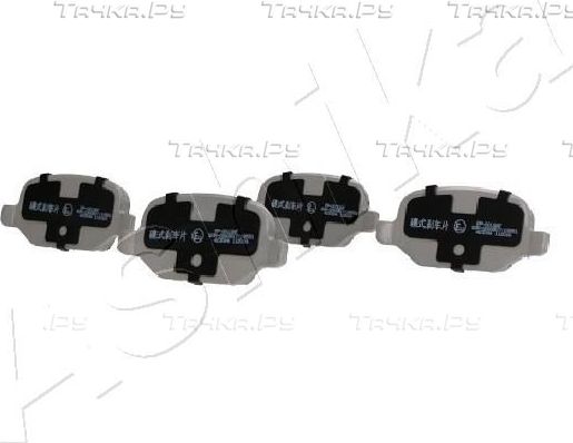 Тормозные колодки ASHIKA задние для Fiat 500 II 2007-2026. Артикул 51-00-00013